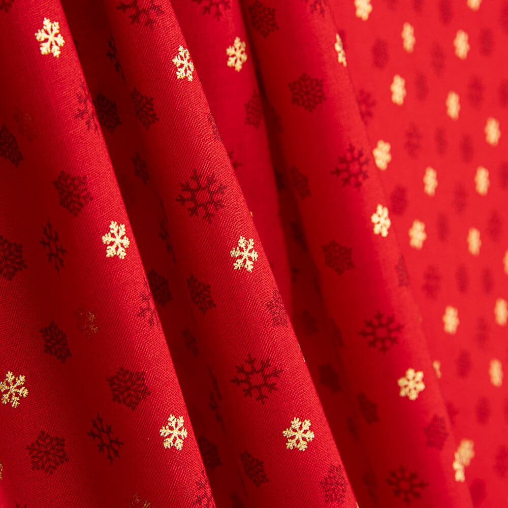 Popelín Algodón Polaris Mini Rojo - Ribes y Casals