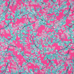 Satén Estampado Garden Verde - Ribes y Casals