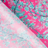 Satén Estampado Garden Verde - Ribes y Casals