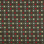 Popelín Navidad Star Geo Verde - Ribes y Casals