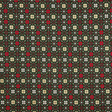 Popelín Navidad Star Geo Verde - Ribes y Casals