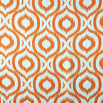 Satén Estampado Checker Geo Naranja - Ribes y Casals