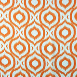Satén Estampado Checker Geo Naranja - Ribes y Casals