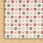 Popelín Navidad Star Geo Crudo - Ribes y Casals