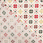 Popelín Navidad Star Geo Crudo - Ribes y Casals