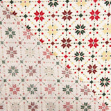 Popelín Navidad Star Geo Crudo - Ribes y Casals