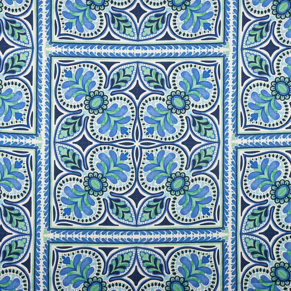 Satén Poliéster Viena Azul - Ribes y Casals