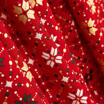 Popelín Navidad Star Geo Rojo - Ribes y Casals