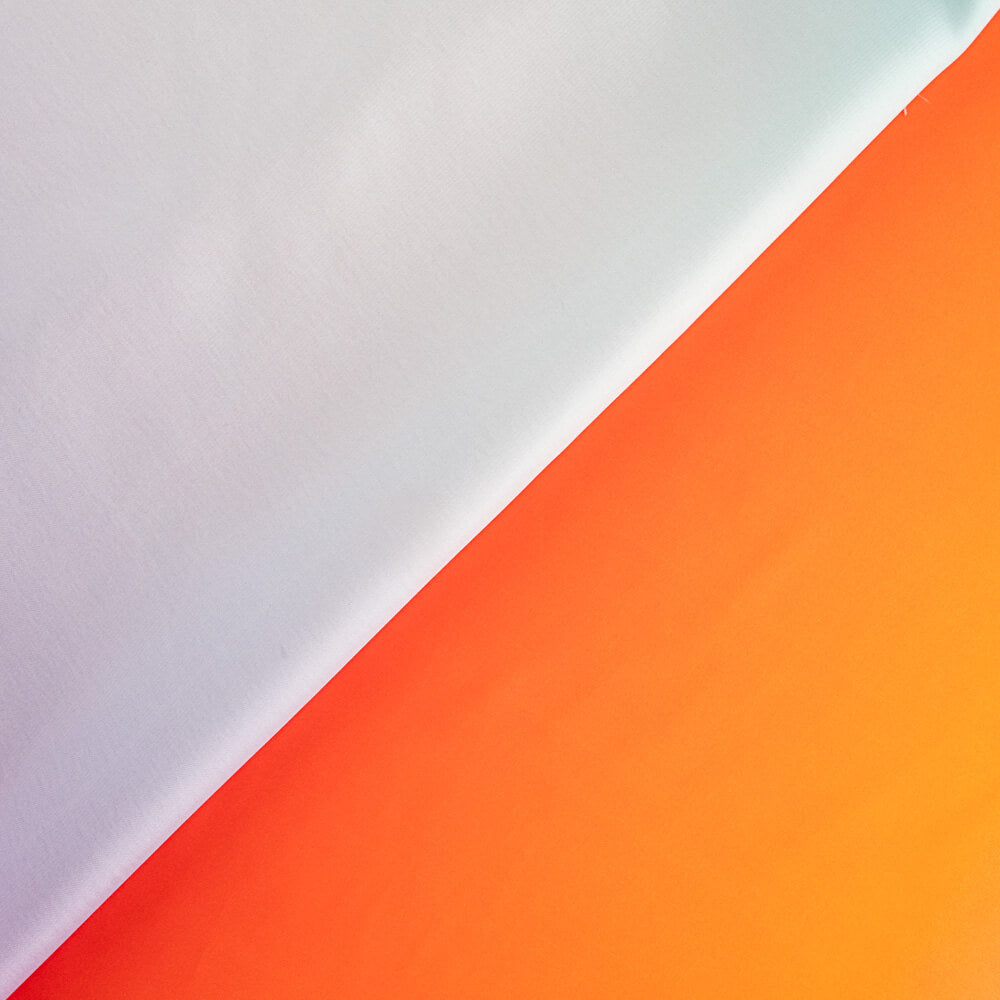 Satén Estampado Rainbow Fresa - Ribes y Casals