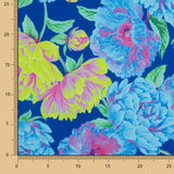 Satén Poliéster Lima  Azul - Ribes y Casals