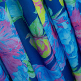 Satén Poliéster Lima  Azul - Ribes y Casals