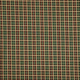 Retal Popelín Algodón Cuadros Noel Verde 50x140 cm - Ribes y Casals