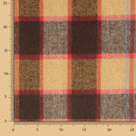 Mouflón Cuadros Mostaza, Marrón y Rojo - Ribes y Casals