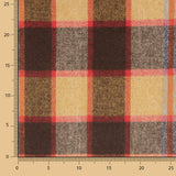 Mouflón Cuadros Mostaza, Marrón y Rojo - Ribes y Casals