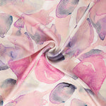 Satén Estampado Acuarela Rosado - Ribes y Casals