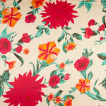 Satén Estampado Spring Buttermilk - Ribes y Casals