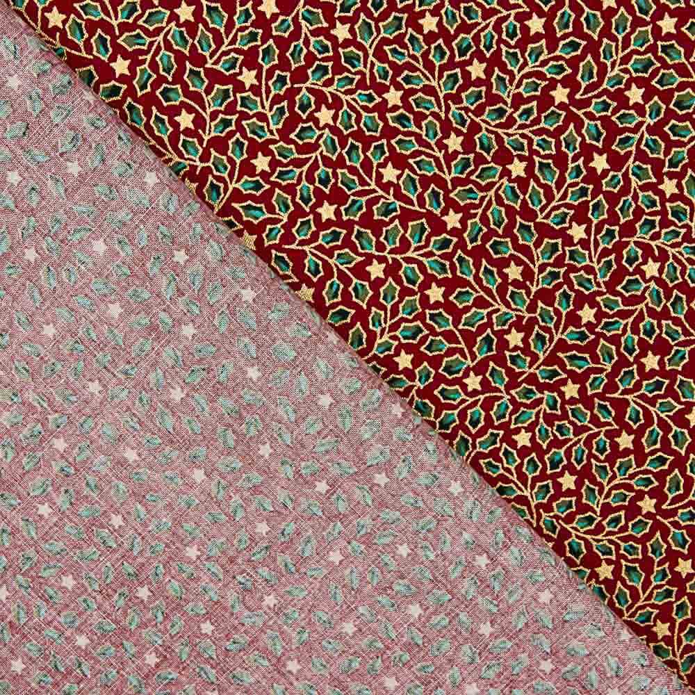 Popelín Navidad Pascua Rojo - Ribes y Casals