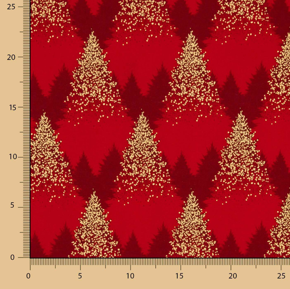Popelín Algodón Abeto Rojo - Ribes y Casals