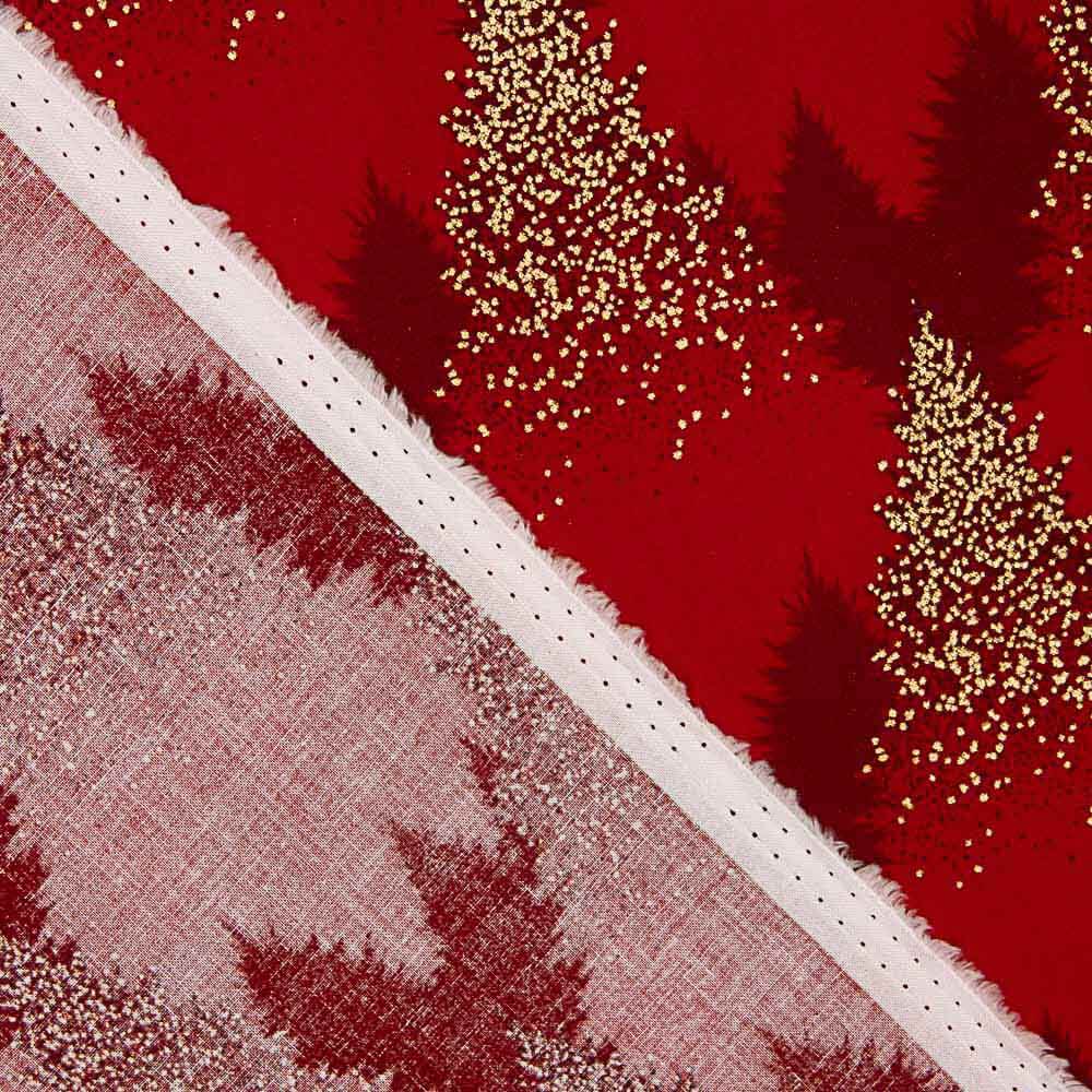 Popelín Algodón Abeto Rojo - Ribes y Casals