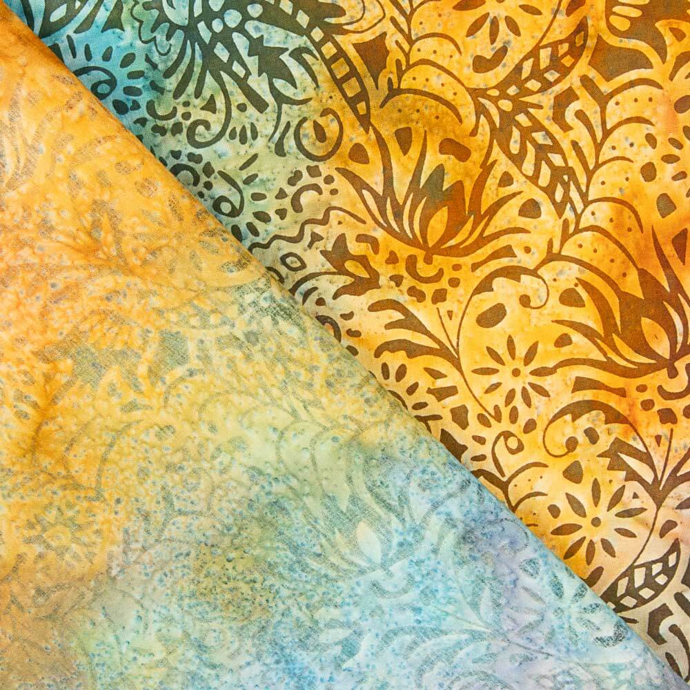 Popelín Batik Malabo Multicolor - Ribes y Casals