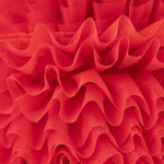 Cinta Plisada Garrucha 6 cm Roja - Ribes y Casals