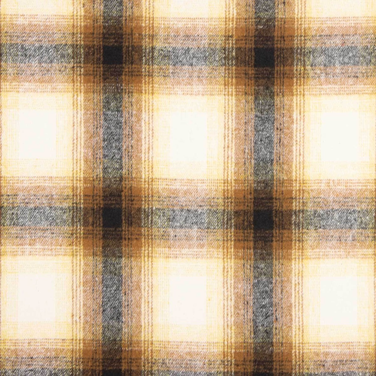 Mouflón Cuadros Crudo, Mostaza y Gris - Ribes y Casals