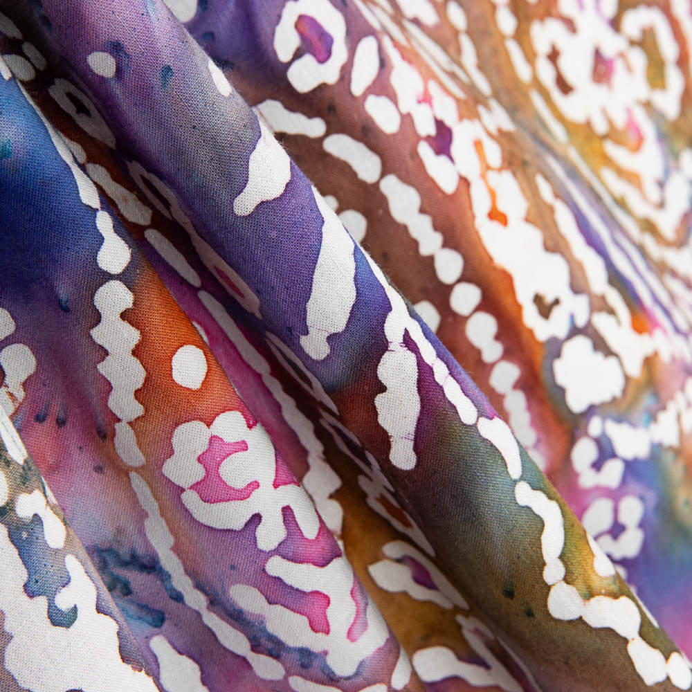 Popelín Batik Yaundé Rosas - Ribes y Casals