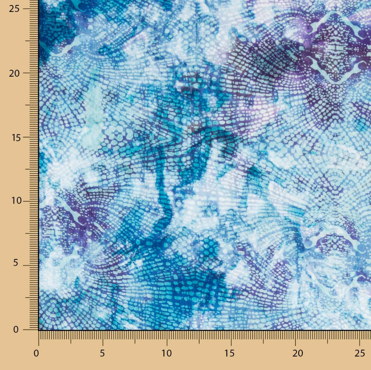 Popelín Batik Yuba Azules - Ribes y Casals