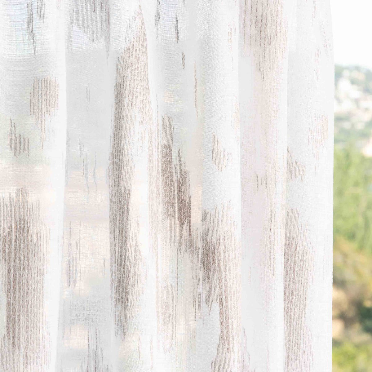 Visillo Jacquard Nube Gris - Ribes y Casals