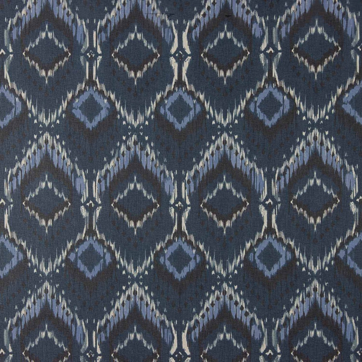Gasa Poliéster Ikat Azules - Ribes y Casals