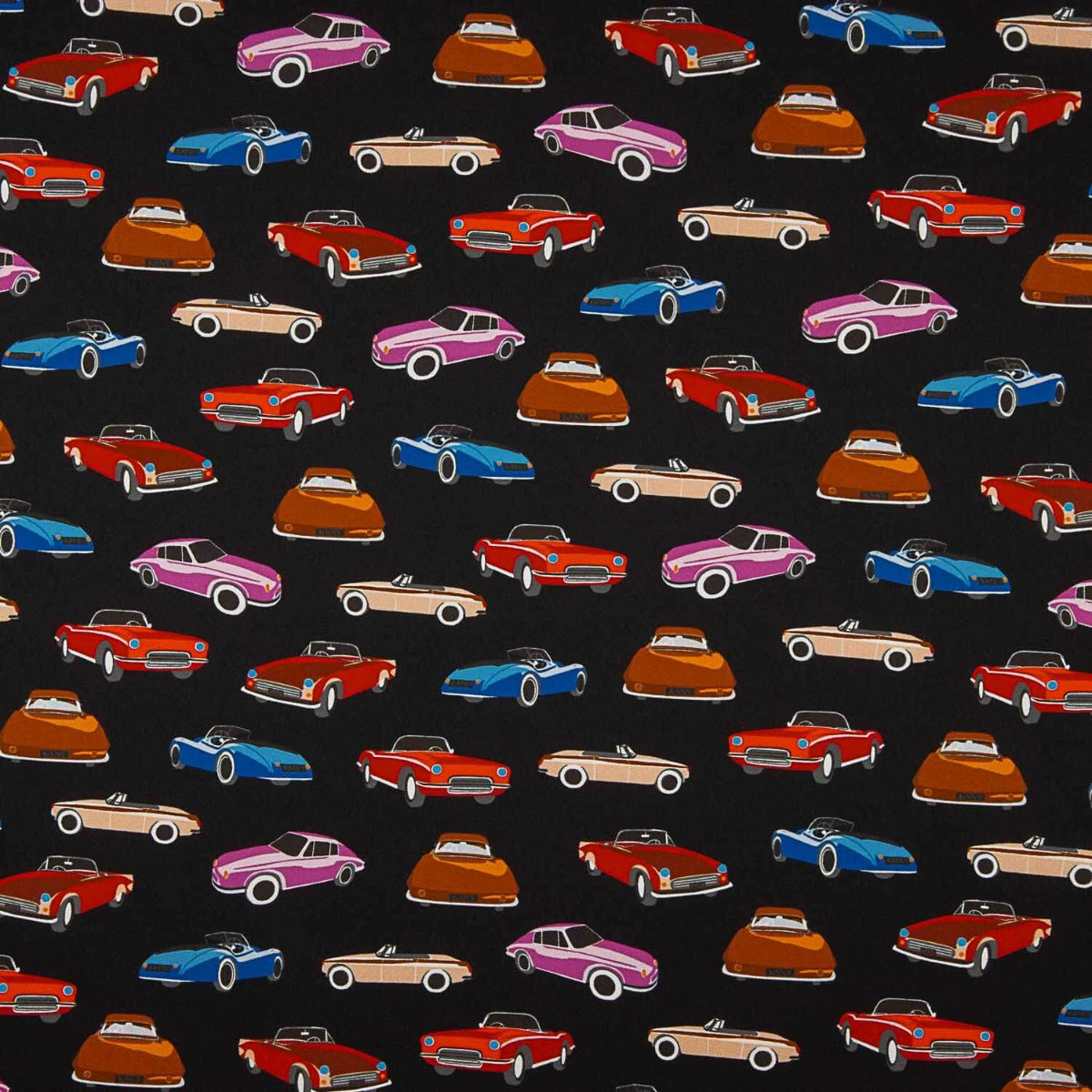 Satén Poliéster Coches Retro - Ribes y Casals