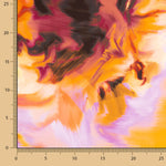 Satén Estampado Splash Naranja - Ribes y Casals