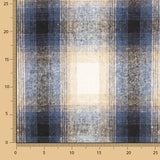 Mouflón Cuadros Azul, Crudo y Beige - Ribes y Casals