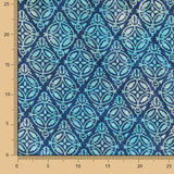 Popelín Batik Nairobi Azul - Ribes y Casals