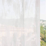 Visillo Jacquard Nube Blanco Natural - Ribes y Casals