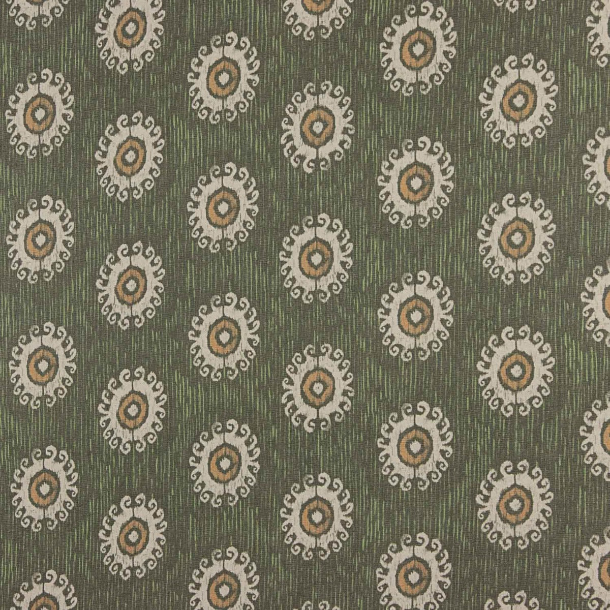 Gasa Poliéster Tribal Verde - Ribes y Casals