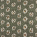 Gasa Poliéster Tribal Verde - Ribes y Casals