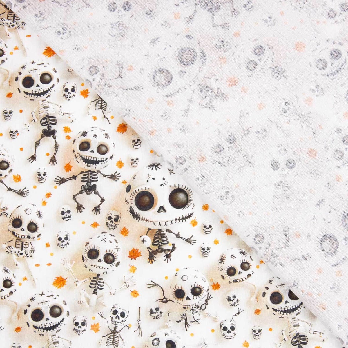 Popelín Algodón Skeleton - Ribes y Casals
