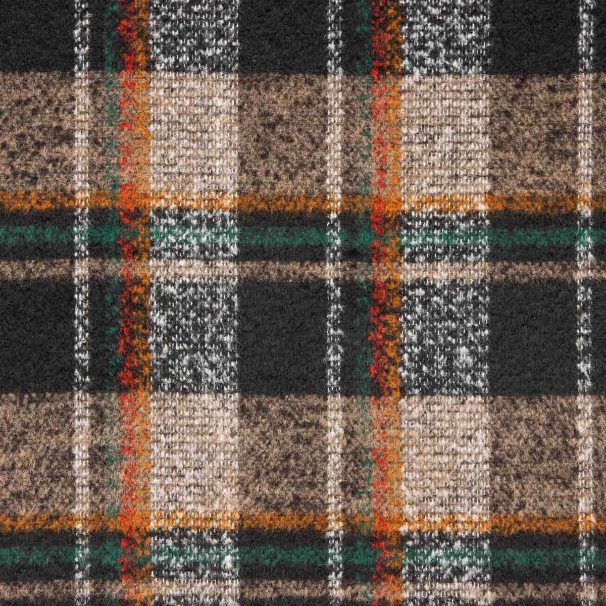 Tela Abrigo Cuadros Marrón - Ribes y Casals