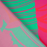 Satén Estampado Jira Magenta - Ribes y Casals