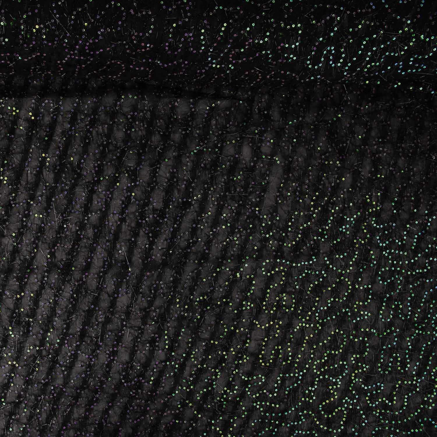 Gasa Fantasía Lentejuela Pelo Noir - Ribes y Casals