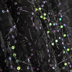 Gasa Fantasía Lentejuela Pelo Noir - Ribes y Casals