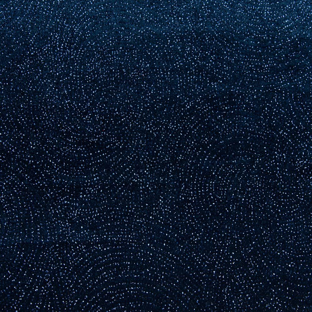 Terciopelo Elástico Glitter Geo Marino - Ribes y Casals
