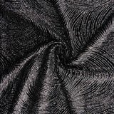 Terciopelo Elástico Glitter Geo Negro - Ribes y Casals