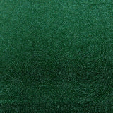 Terciopelo Elástico Glitter Geo Verde Botella - Ribes y Casals