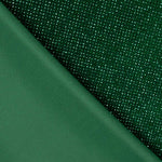 Terciopelo Elástico Glitter Verde Botella - Ribes y Casals