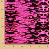 Lycra Flocada Trash Fucsia - Ribes y Casals