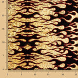 Lycra Flocada Trash Dorado - Ribes y Casals