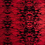 Lycra Flocada Trash Rojo - Ribes y Casals