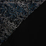 Lycra Flocada Animal Negro - Ribes y Casals